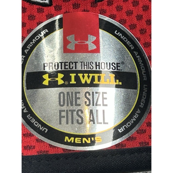 Under Armour men's mesh visor with a black trim and adjustable strap, OSFA - Picture 6 of 8